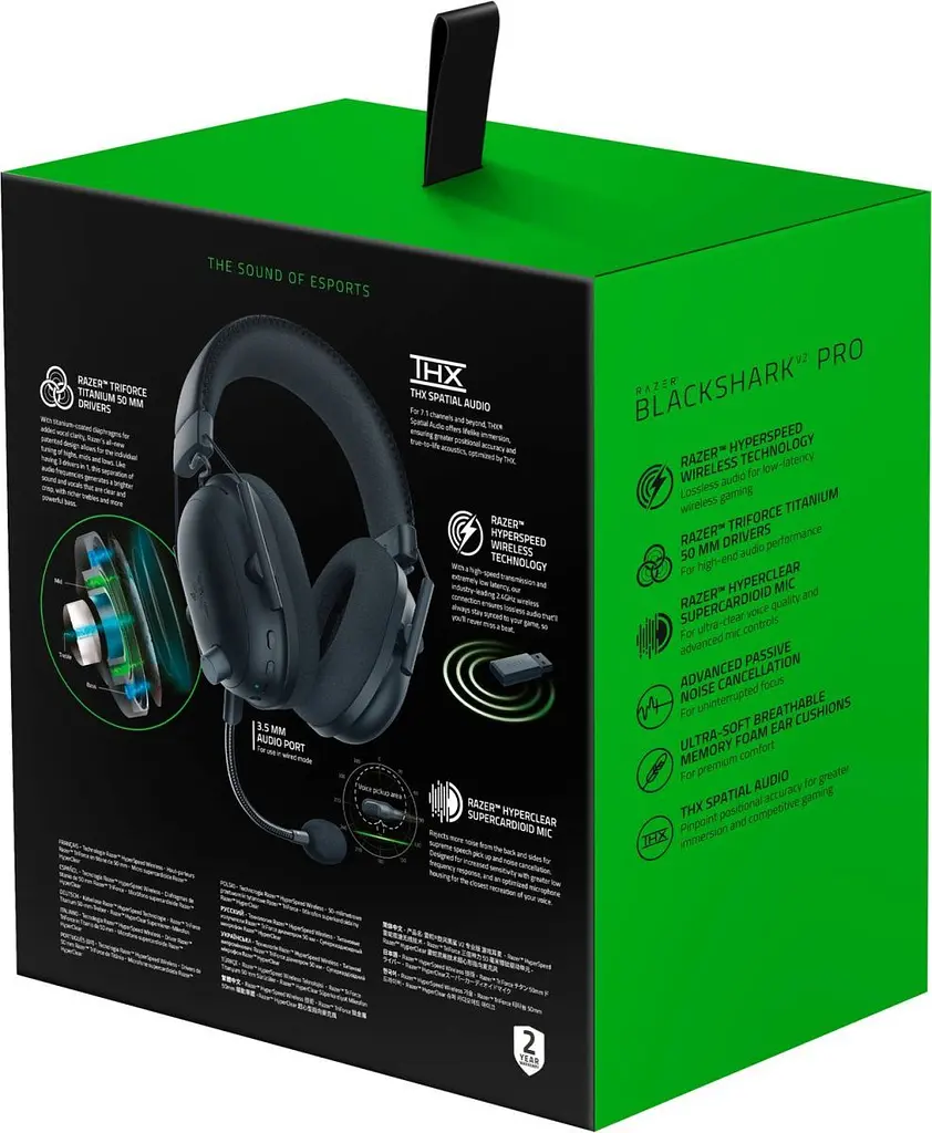 Ігрові навушники Razer BlackShark V2 Pro (RZ04-03220100-R3M1) [53875] - фото 7