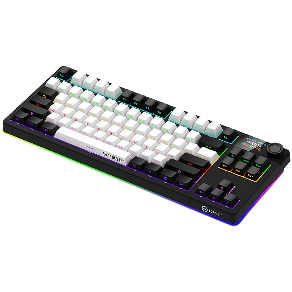 Клавиатура Lorgar KBP70TKLW Pro Wireless TKL EN/UA Black Red (LRG-KBP70TKLW-BK-US) - фото 3