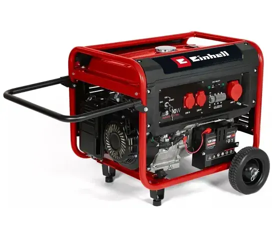 Генератор бензиновий Einhell TC-PG 8000 230В/400В, 3.3/8.0кВт, електростартер, AVR 25л, 96.74кг