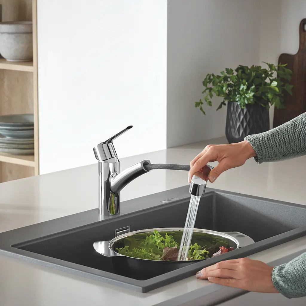 Змішувач для кухні Grohe QuickFix Start 30531001, Хром - фото 8