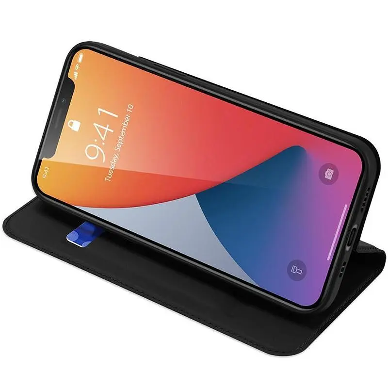 Чохол-книжка Dux Ducis з кишенею для візиток для Apple iPhone 11 (6.1) Чорний - фото 5