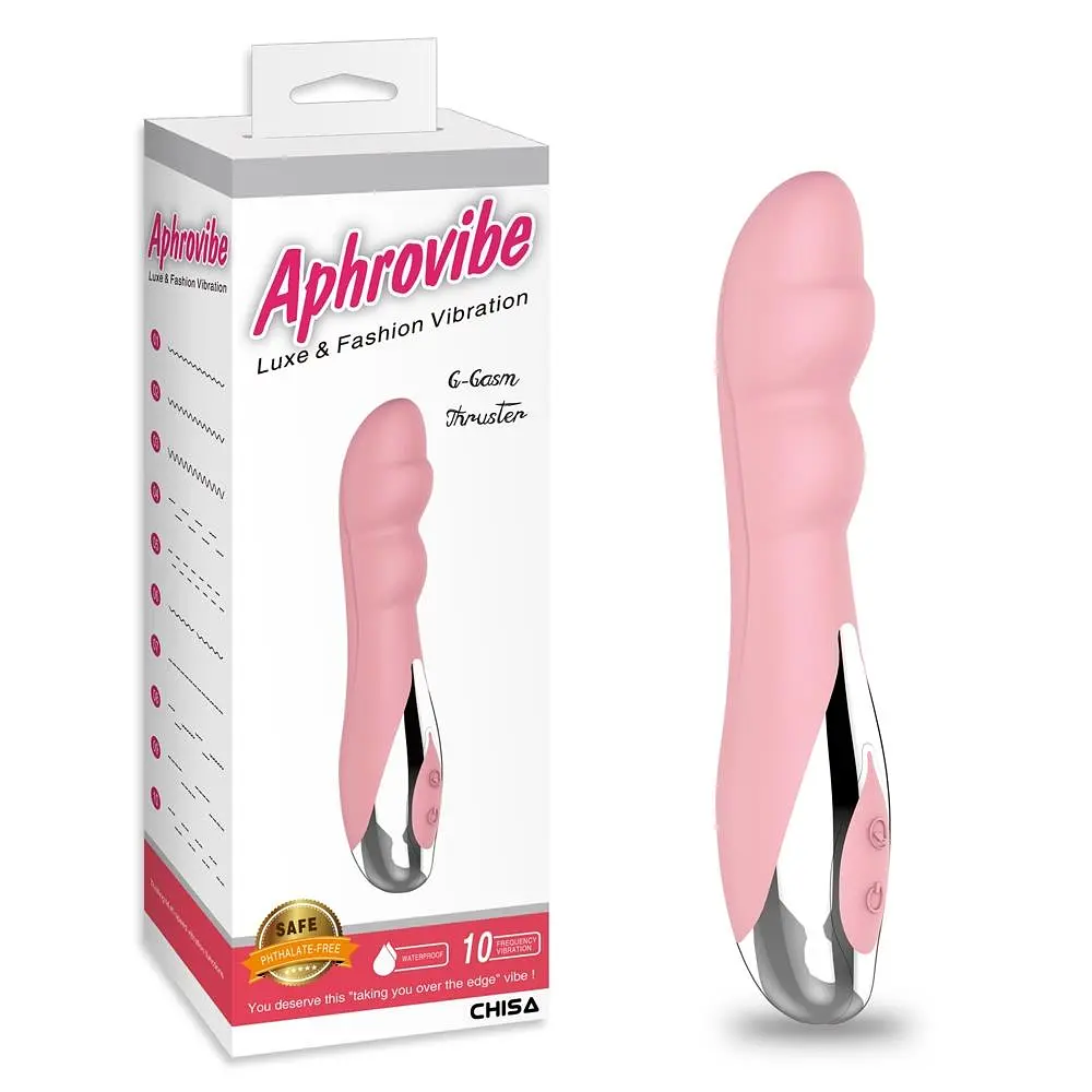 Вібратор Aphrovibe G-Gasm Thruster 17 см рожевий - фото 6