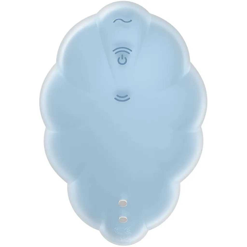 Вакуумний стимулятор з вібрацією Satisfyer Cloud Dancer Blue - фото 5