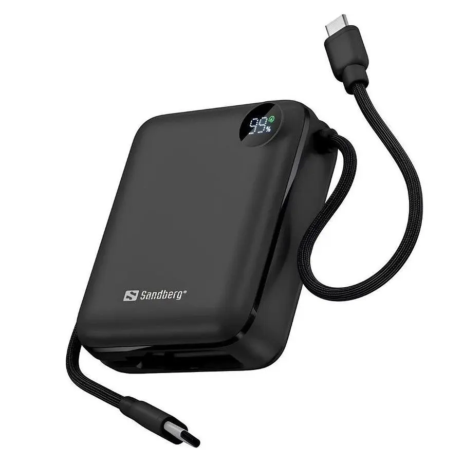 Повербанк Powerbank Sandberg Connect 10000mAh PD3.1 QC3.0 20W Black - фото 3