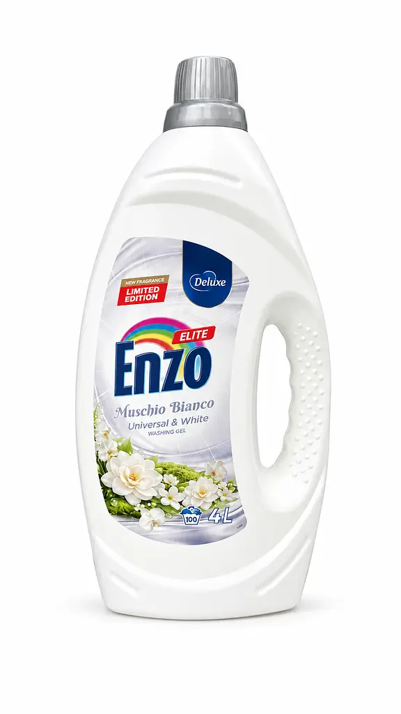 Гель для прання ENZO Elite Білий мускус 4 L.