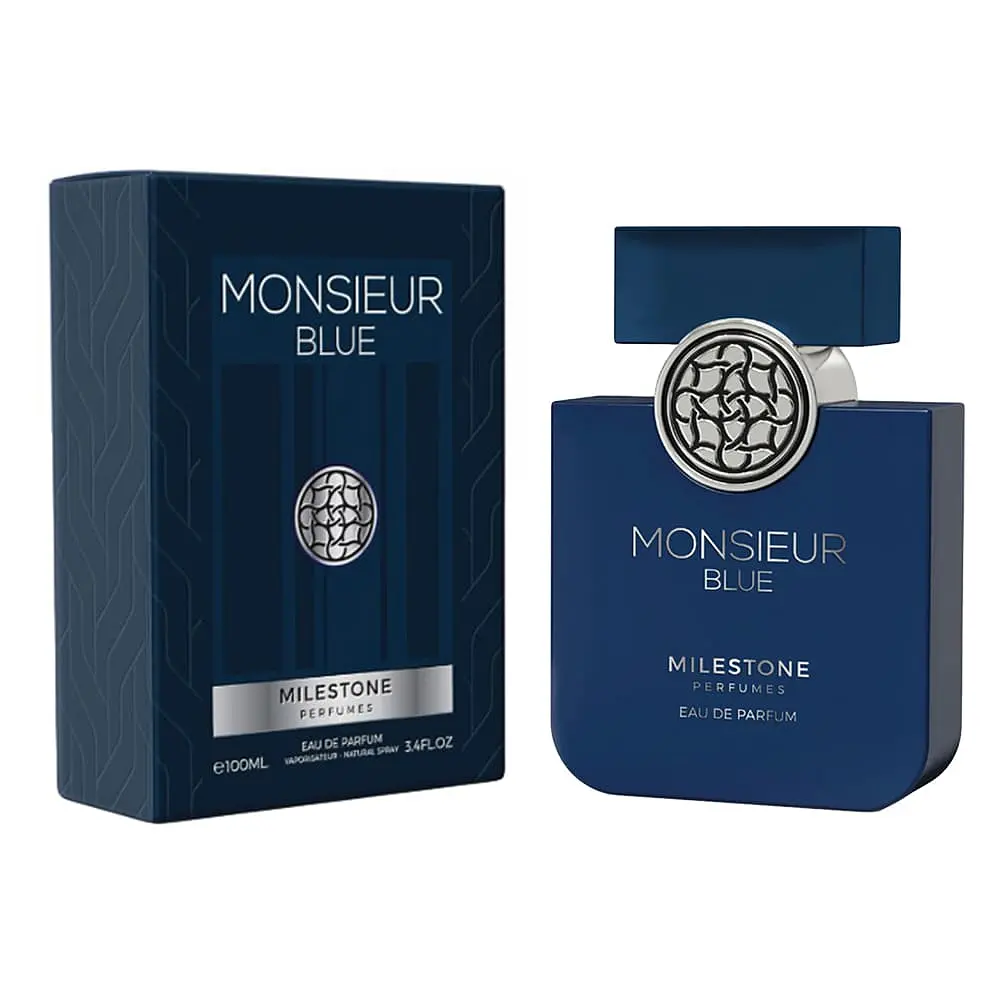 Парфюмированная вода мужская Milestone Monsieur Blue 100 мл (MM35990) - фото 2
