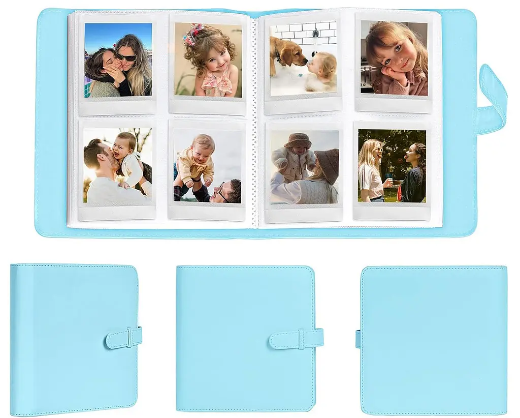 Фотоальбом для Fujifilm Instax Square SQ1, SQ6, SQ40, SQ20, SQ10, SP3, SQ Link на 288 фото, блакитний  - фото 2