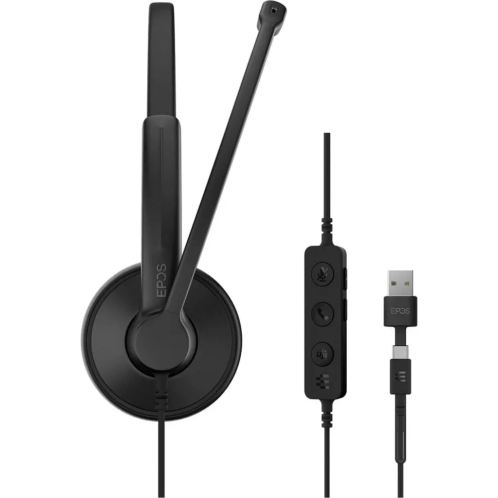 Гарнітура Epos On-Ear IMPACT 100 MS USB C + A Black (1001421) - фото 5