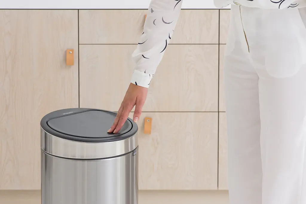 Відро для сміття Brabantia Touch Bin сталеве 30 л (115462) - фото 8
