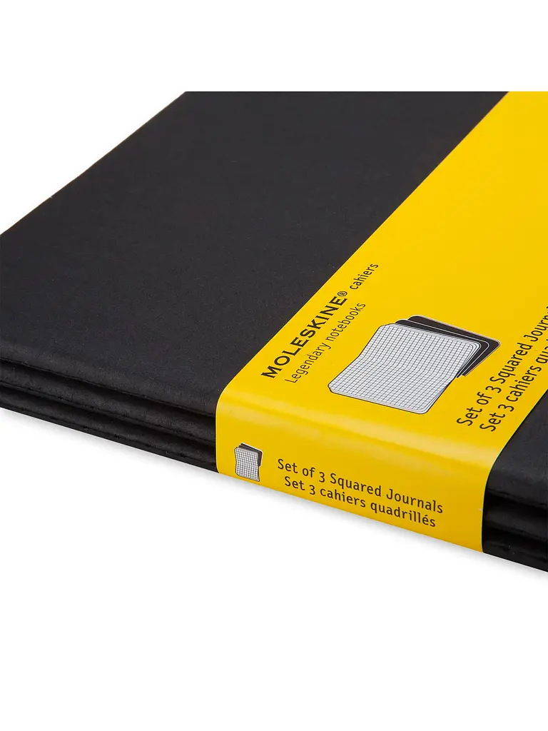 Записник Moleskine Cahier великий, Клітина Чорний (QP322) - фото 2