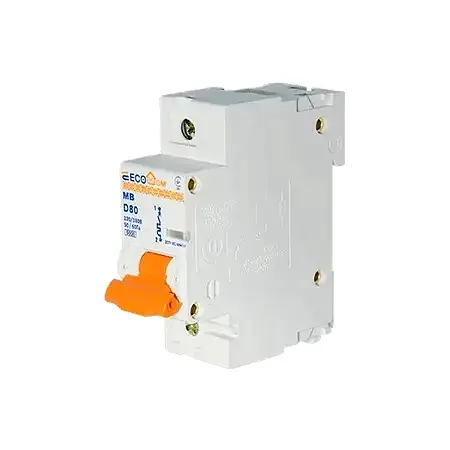 Модульний автоматичний вимикач 1p - 80A - D (ECO070010001) ECOHOME - фото 3