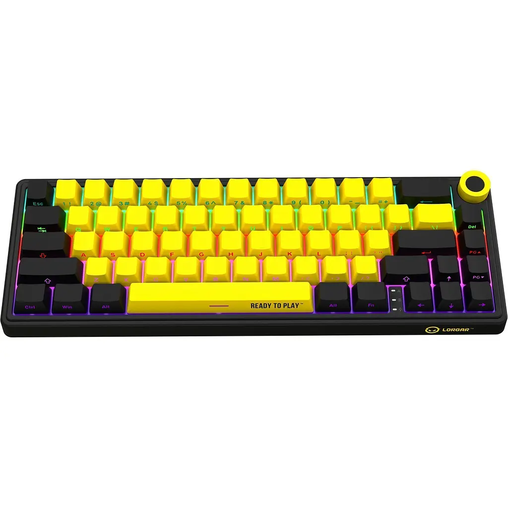 Клавіатура Lorgar KBP70MW Black/Yellow (LRG-KBP70MW-YL-US) [144810] - фото 2
