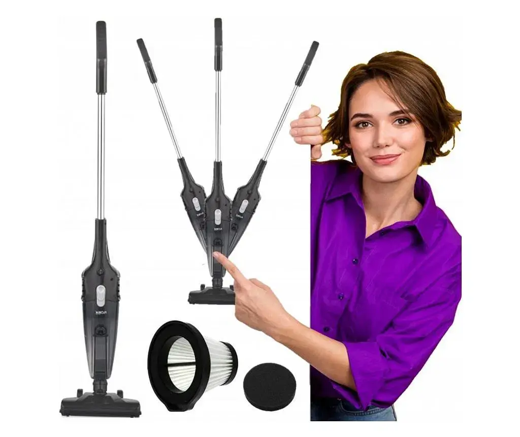 Ручной пылесос вертикальный FloriaZLN8191 кабель 5 м сухая уборка HEPA фильтр - фото 7