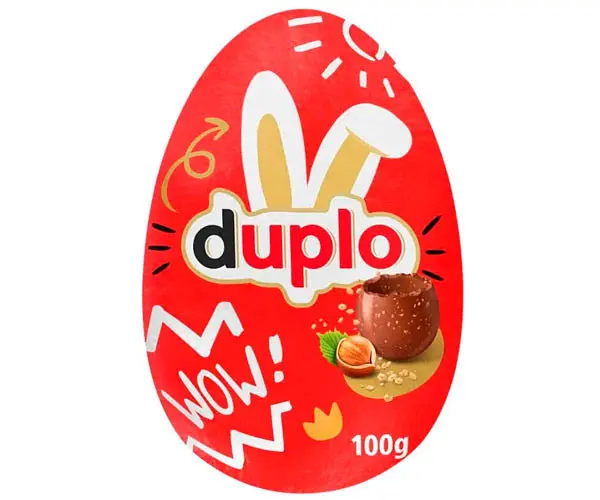 Шоколадне яйце Ferrero Duplo Великодне біле 100 г - фото 3