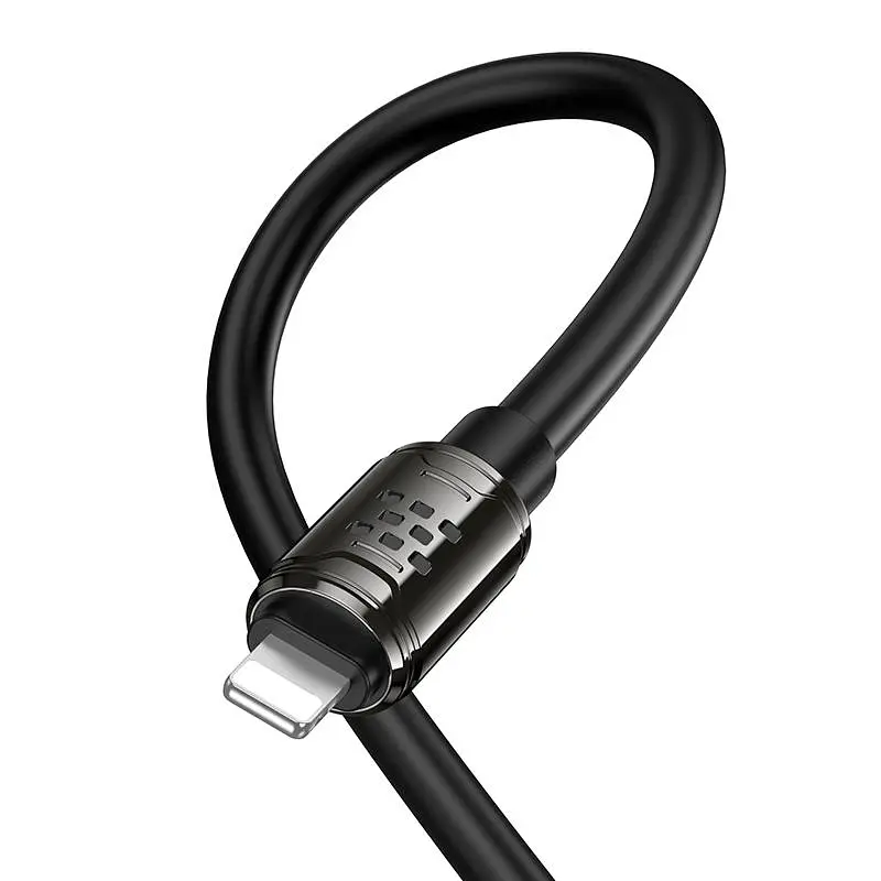 Дата кабель Hoco U143 Joy Type-C to Lightning 27W (1.2m) Black - фото 7