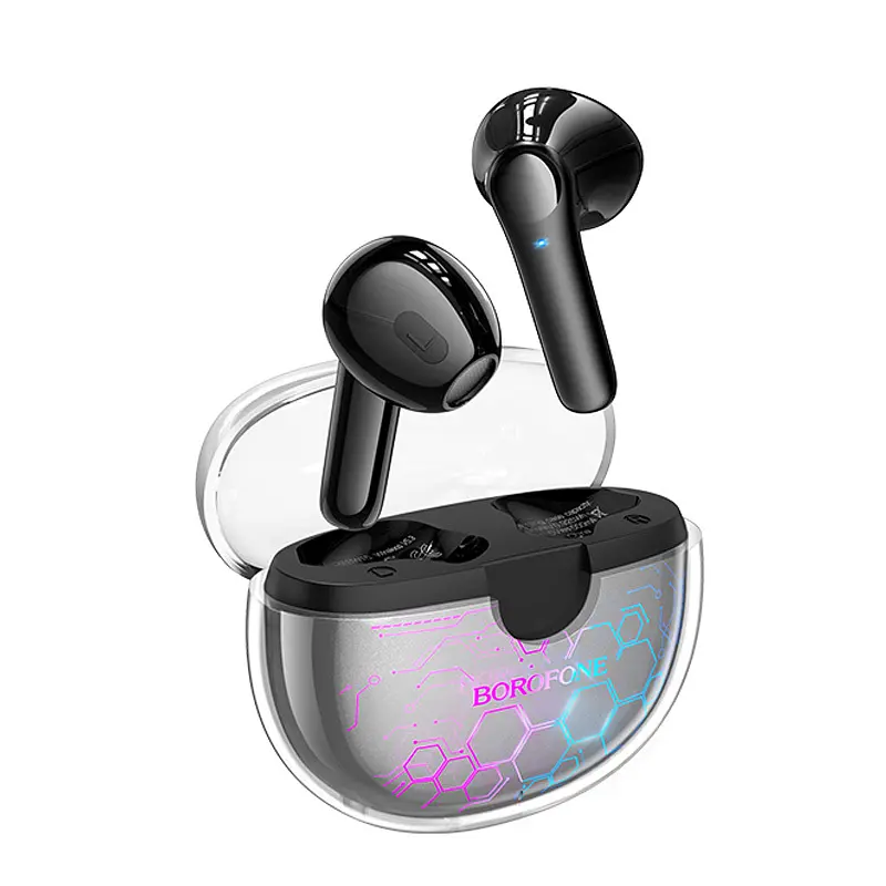 Блютуз Стерео Гарнитура Borofone BW15 Черный - фото 2