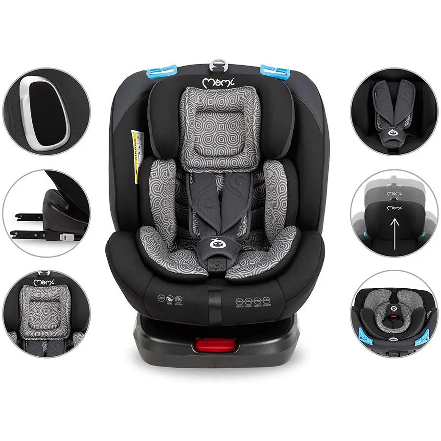 Автокресло MoMi Tordi Isofix 0-36 кг Black - фото 14