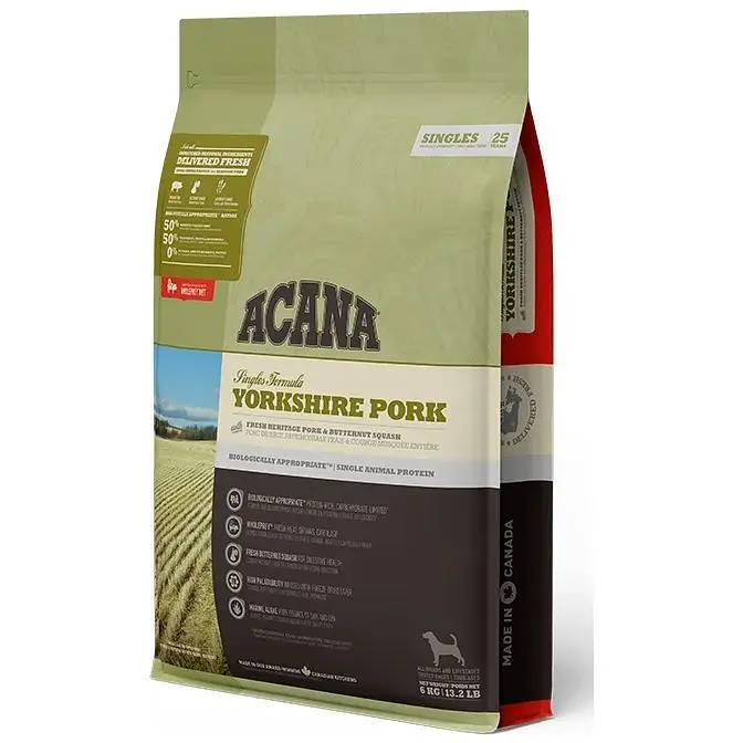 Сухий корм для собак ACANA Yorkshire Pork 6 кг (0064992572600)