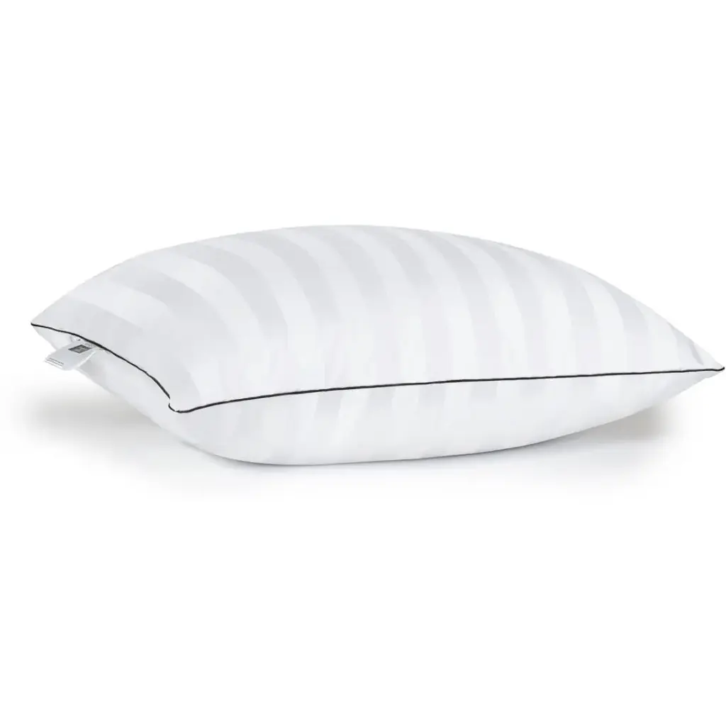 Подушка пуховая MirSon Hand Made Royal Pearl №908 высокая 50х50 см белая (2200003279184) - фото 3