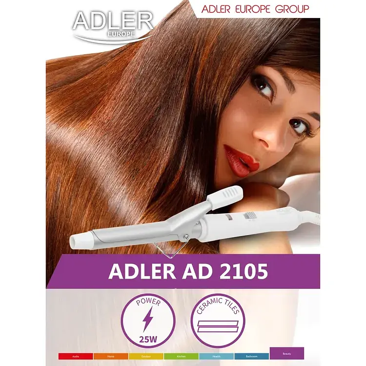 Плойка Adler AD 2105 с керамическим покрытием 19 мм быстрый нагрев - фото 5