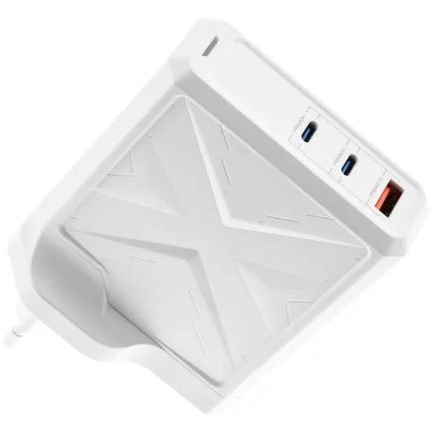 Адаптер зарядного блока питания Remax RP-U106 140 W (3 выхода 1 USB + 2Type-C) - фото 2