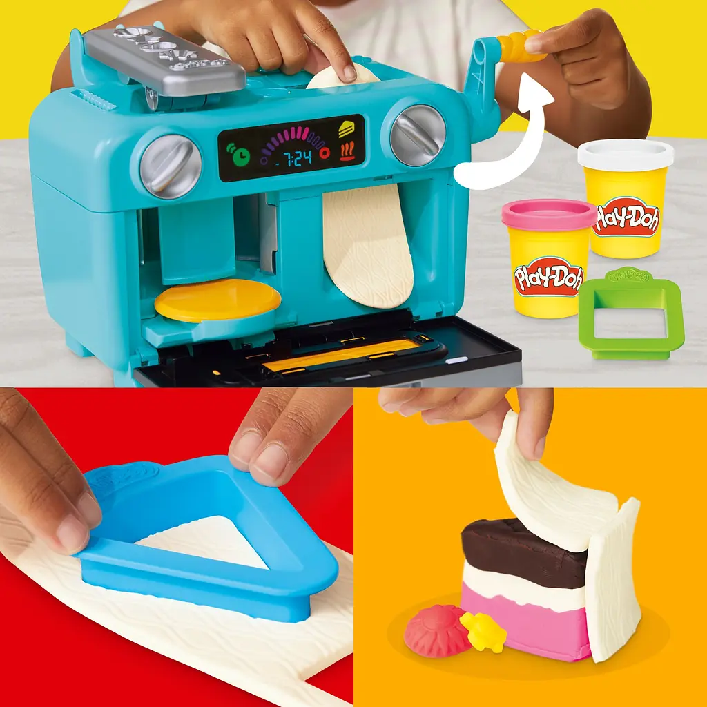 Набор для творчества Hasbro с массой для лепки Play-Doh Super Slice Cake (G0497) - фото 9