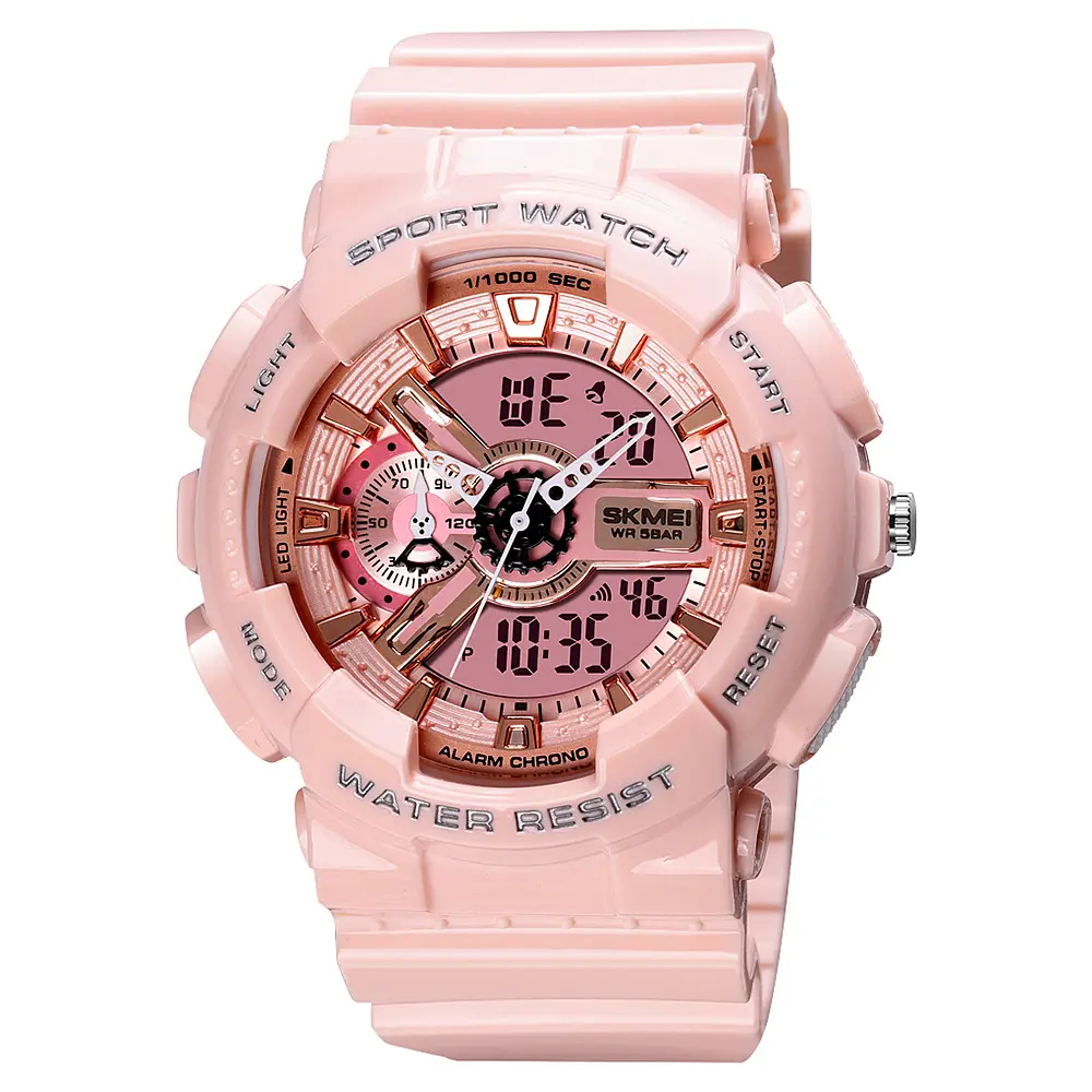 Жіночий наручний годинник 1688 Pink-Cuprum Skmei acs0030627 - фото 2