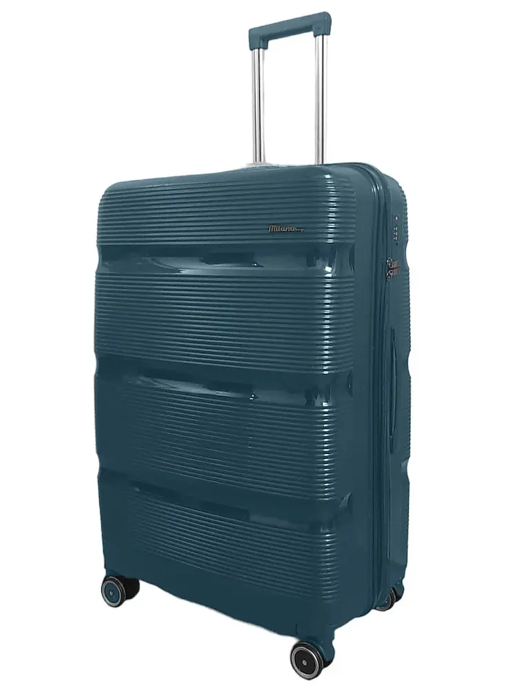 Валіза велика Milano bag 0307 поліпропілен Морська хвиля - фото 2