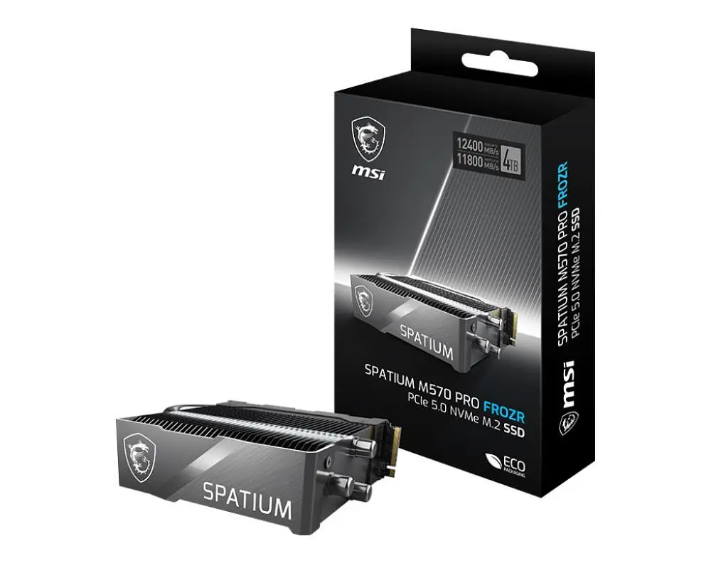 Твердотельное запоминающее устройство накопитель (SSD) G5 M.2 NVME 2TB SPATIUM M570 S78-440Q670-P83 MSI - фото 5