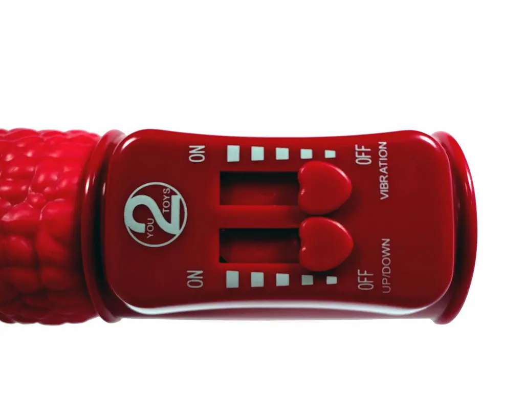 Латексный вибратор Red Push с движениями вверх-вниз Orion 61325685970000 16614 - фото 2