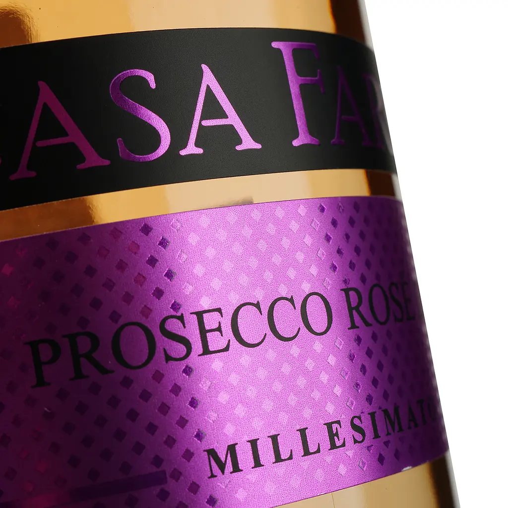 Вино ігристе Casa Farive Prosecco DOC Rose Brut, рожеве, сухе, 0,75 л - фото 3