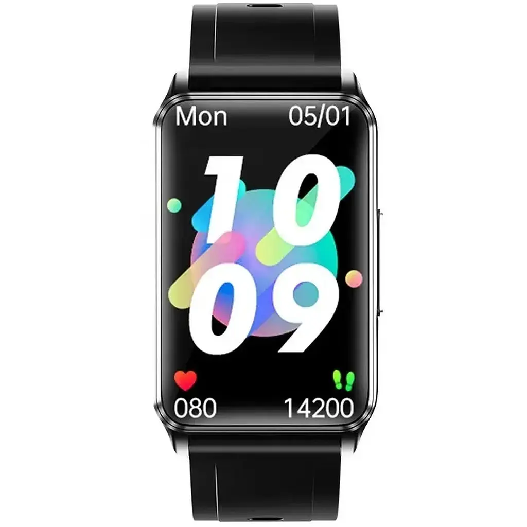 Смарт-годинник Lemfo EP02 з тонометром та зняттям ЕКГ (Чорний) - фото 4