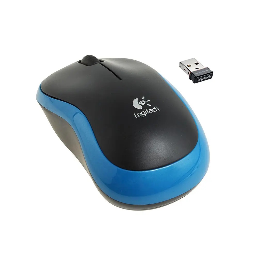 Миша бездротова Logitech M185 (910-002239) Blue USB - фото 2
