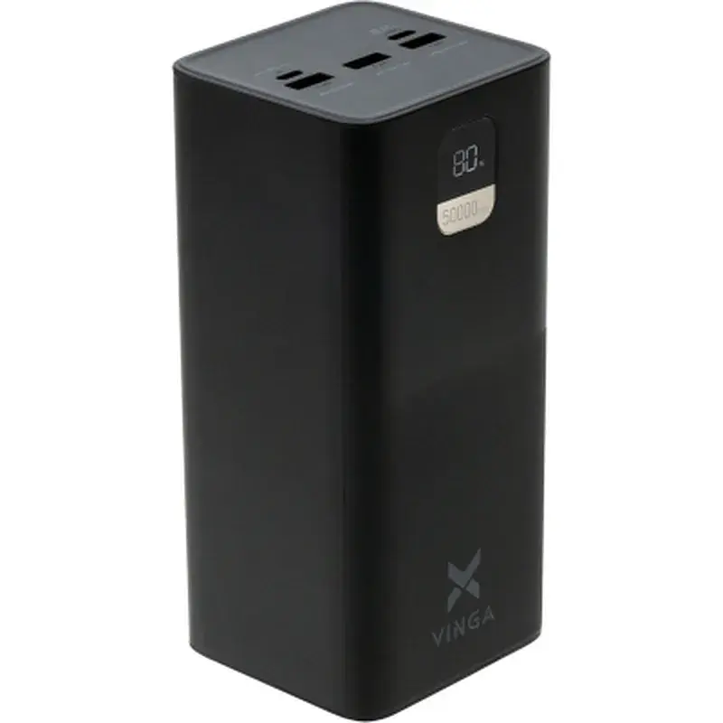 Батарея універсальна Vinga 50000 mAh 22.5W Display Black (VPBB5022) - фото 3