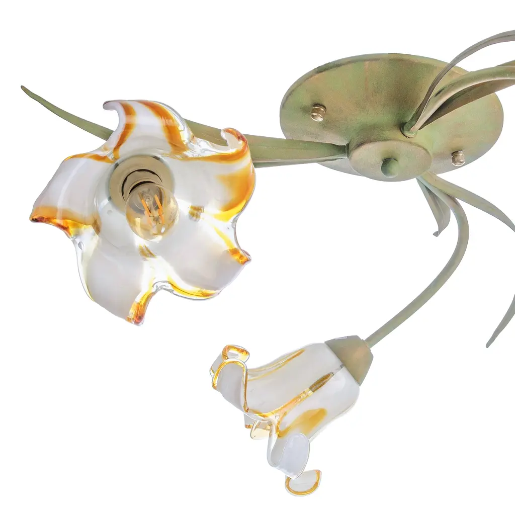 Люстра потолочная Brille флористика E14 60W G (LK-206C/3) - фото 2