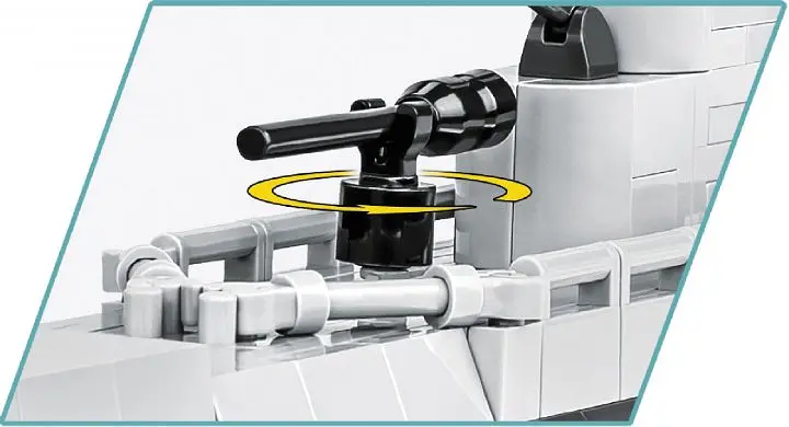 Конструктор Cobi Підводний човен USS Tang SS-306, масштаб 1:144, 777 деталей (COBI-4831) - фото 7