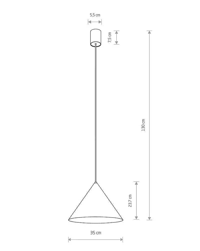 Підвісний світильник Nowodvorski 8001 Zenith M - фото 2