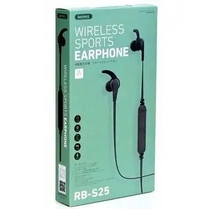 Бездротові навушники Remax RB-S25 Bluetooth V4.2 а 70мАг MicroUSB 3.5 год Black - фото 2