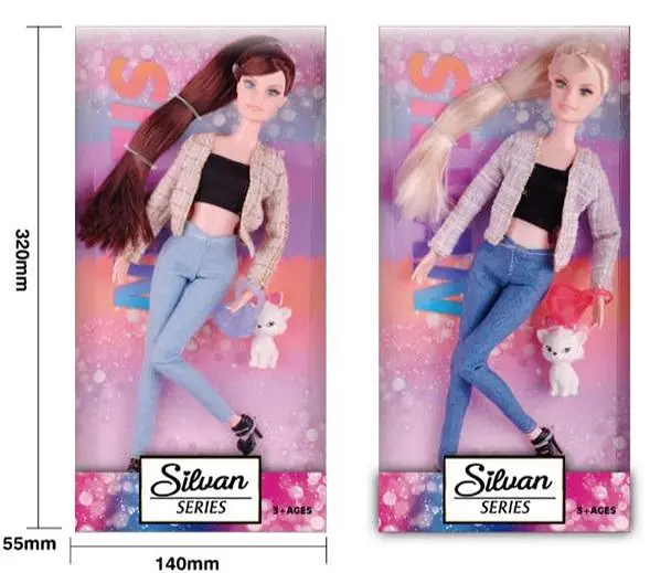 Колекційна модна лялька Silvan Series з аксесуаром-цуценям (LY588-C) в асортименті