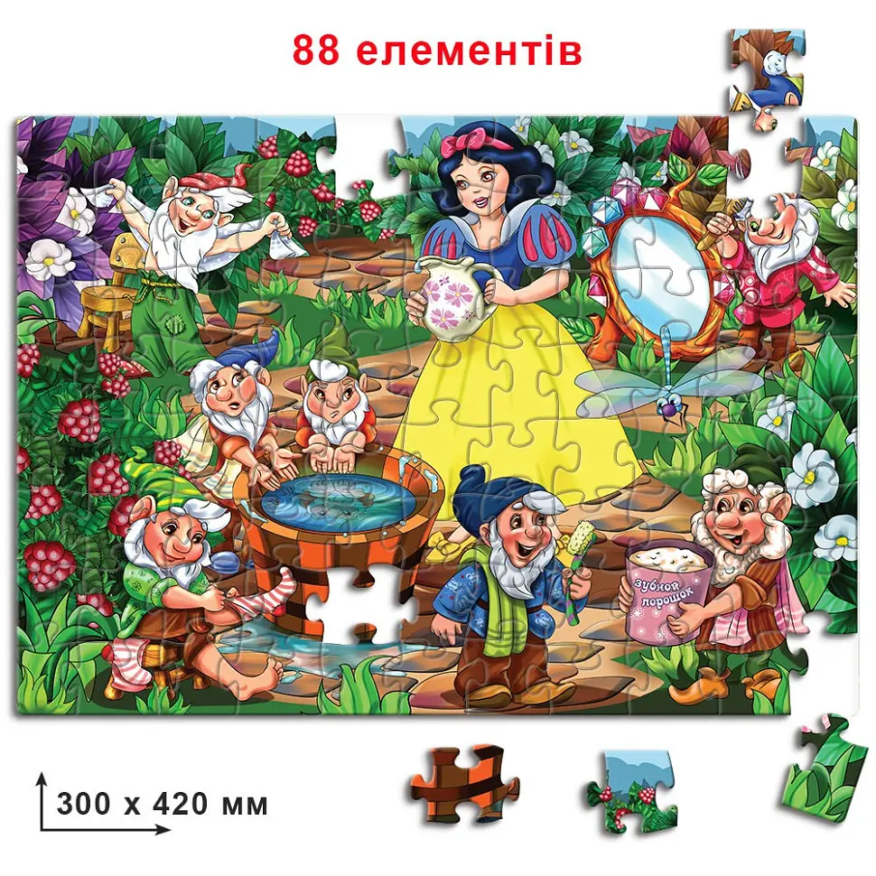 Дитячі пазли Білосніжка 83293, 88 елементів - фото 2