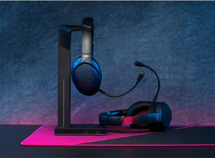 Гарнітура ігрова Asus ROG Strix Go 2.4 Electro Punk WL/3.5 мм/USB Black - фото 8