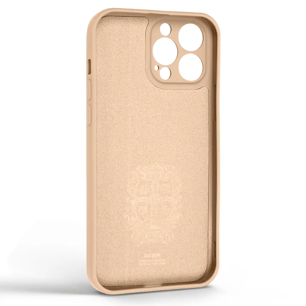 Силиконовый чехол для Apple iPhone 13 Pro Max, Icon Ring, пудровый, панель-накладка, с кольцом-подставкой на 360°, противоударный, возможность использования магнитных держателей, ArmorStandart (ARM68677) - фото 2