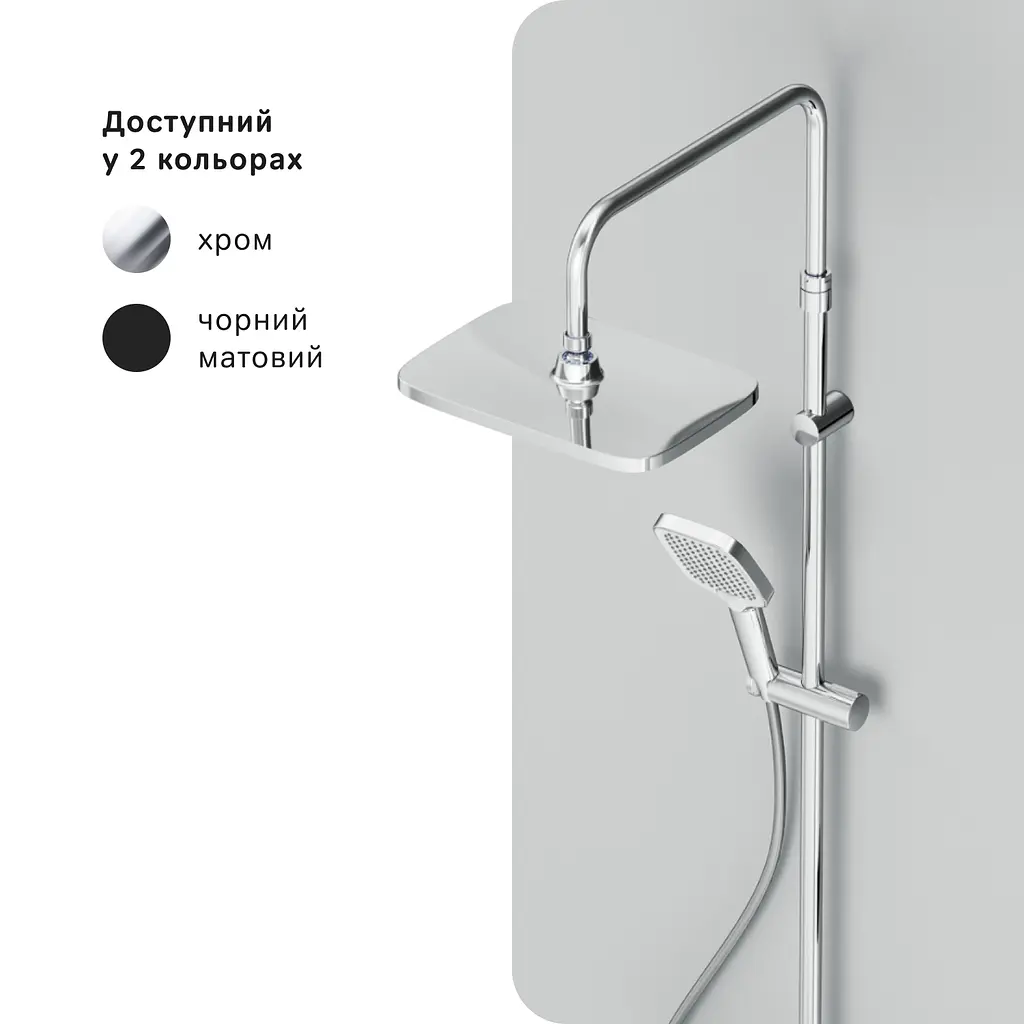 Душова система для ванни та душу з термостатом AM.PM Func F078F300 - фото 8