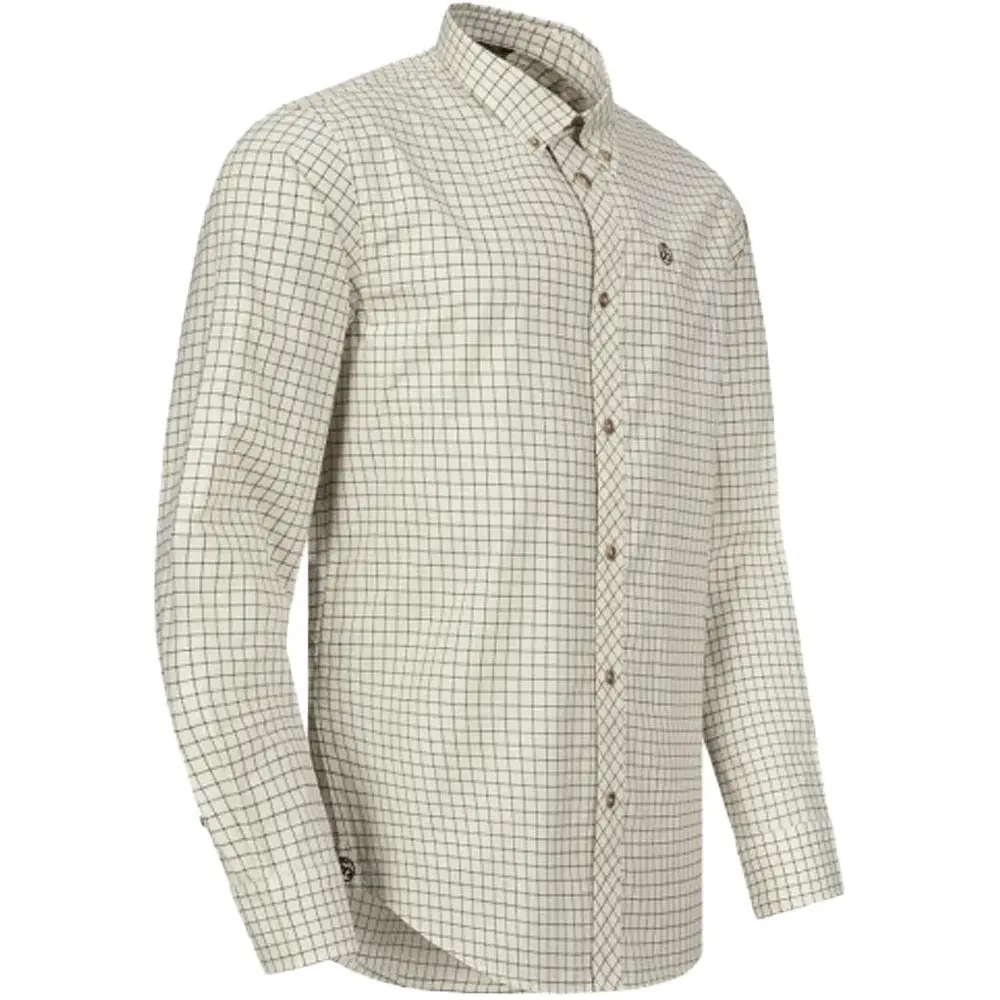Сорочка Blaser Active Outfits Sauer Shirt Men 23 XL Creme/Dark Brown Checked - фото 3