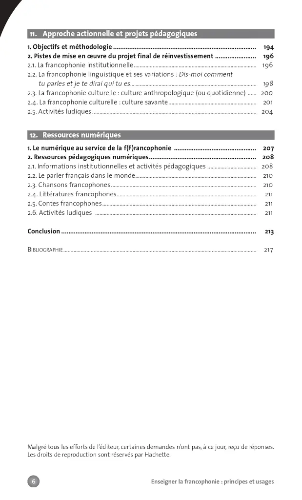 Collection F. Enseigner la francophonie : principes et usages - фото 6