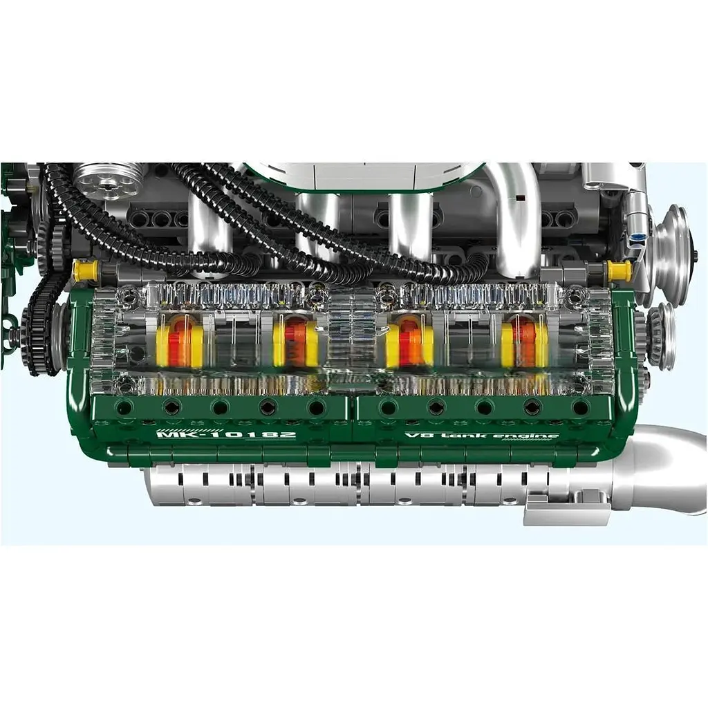 Конструктор Mould King Mking Двигун V8 Tank (10182) [160747] - фото 6