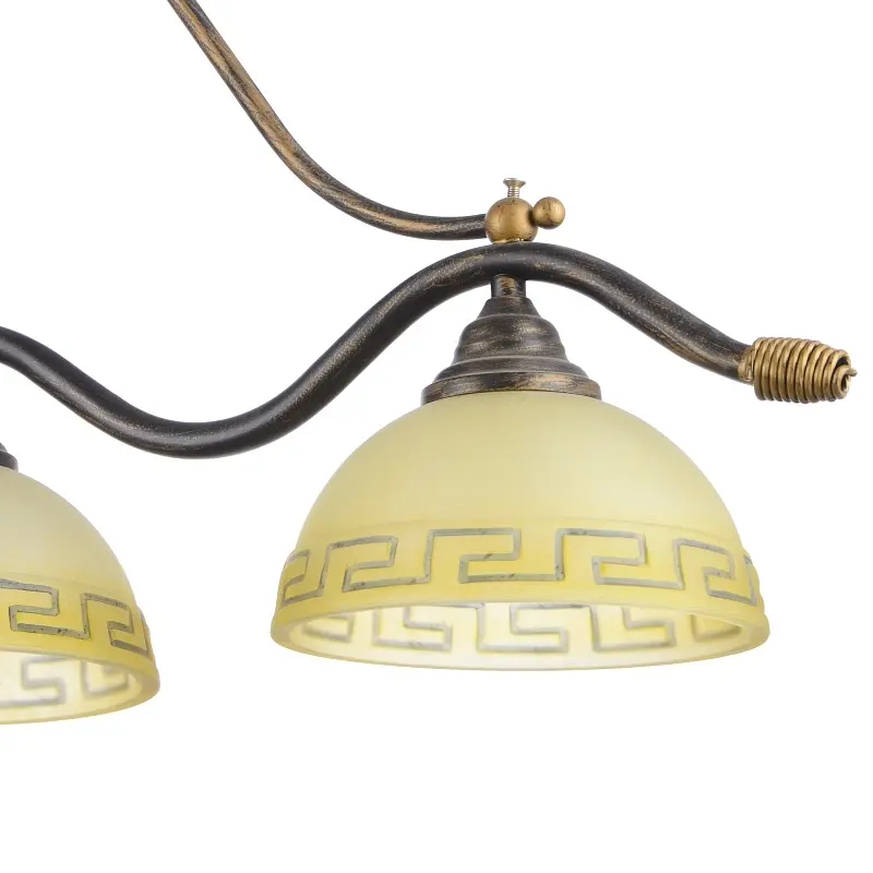 Люстра потолочная Brille кованая E27 60W BR (BKL-430C/4) - фото 2