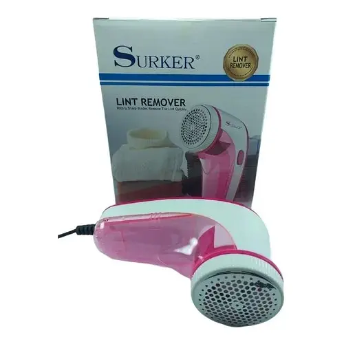 Машинка для видалення катишків Surker Sk-681 з USB-шнуром 3 Вт Рожевий/Білий - фото 5