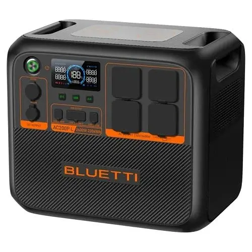 Зарядна станція AC200PL, Black, 2400 Вт / 2304 Вт/год, 2xType-C (100 Вт) BLUETTI teh0028580 - фото 2