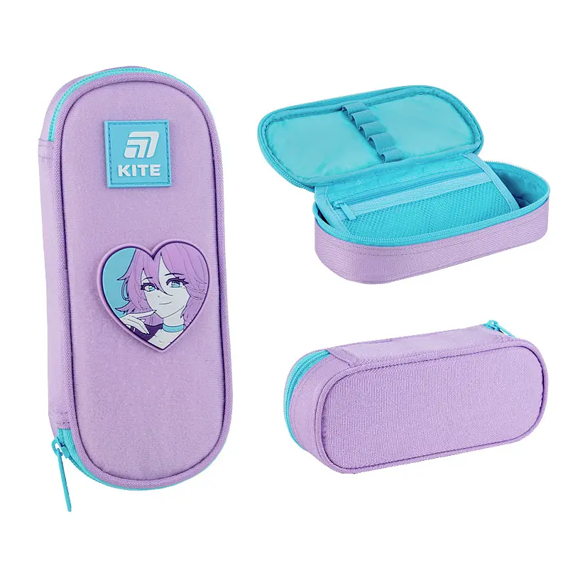 Пенал Kite Kawaii Love фиолетовый (K25-599-20) - фото 2